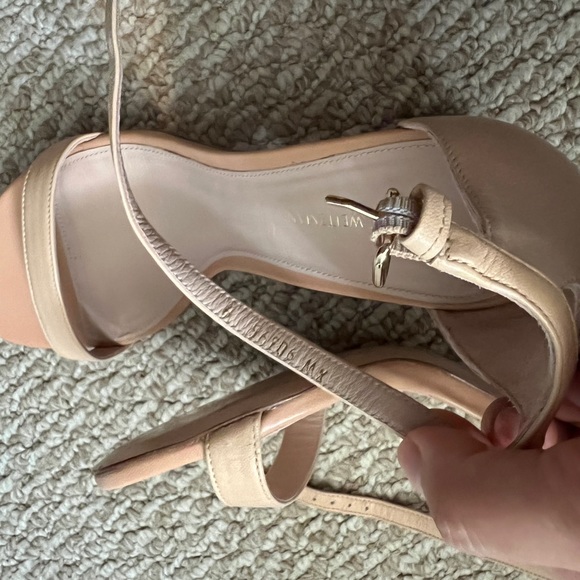 Stuart Weitzman NearlyNude Ankle Strap Sandal - Picture 6 of 10